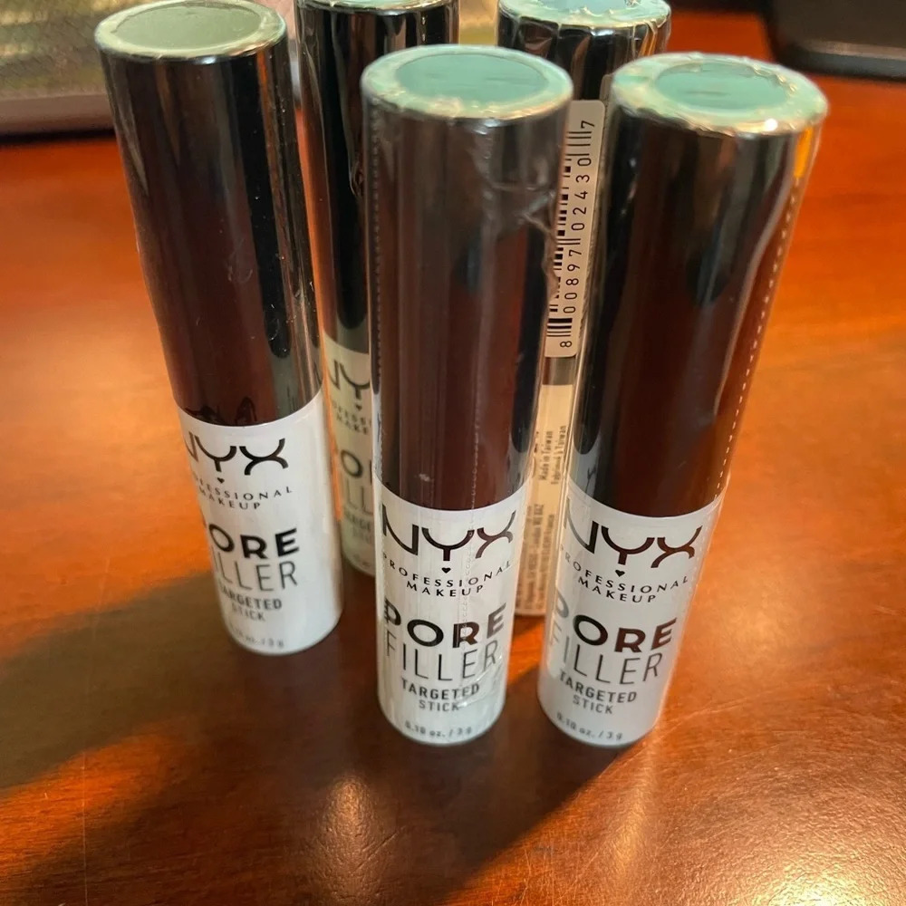 Lot of Four New NYX Pore Filler Targeted Blur Stick 0.10 Oz. NWT